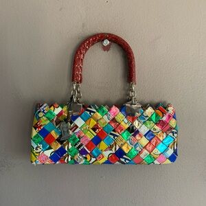 Nahui Ollin Candy Wrapper Handbag